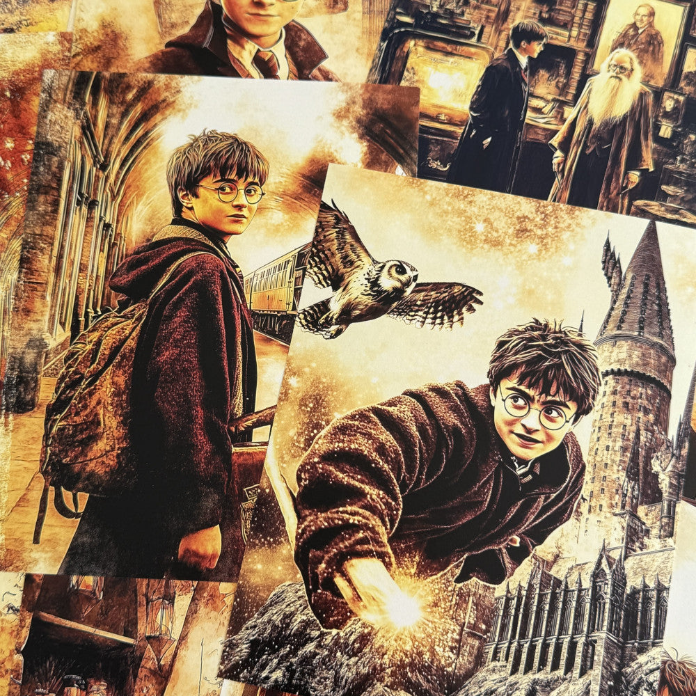 Harry Potter Hogwarts SchoolBackground Paper 14cm 18cm image 0