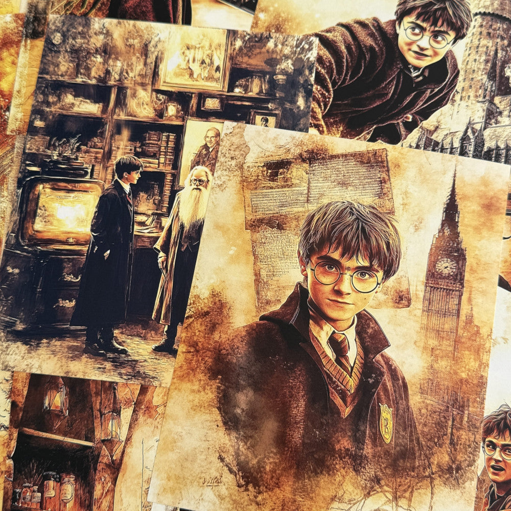 Harry Potter Hogwarts SchoolBackground Paper 14cm 18cm image 1