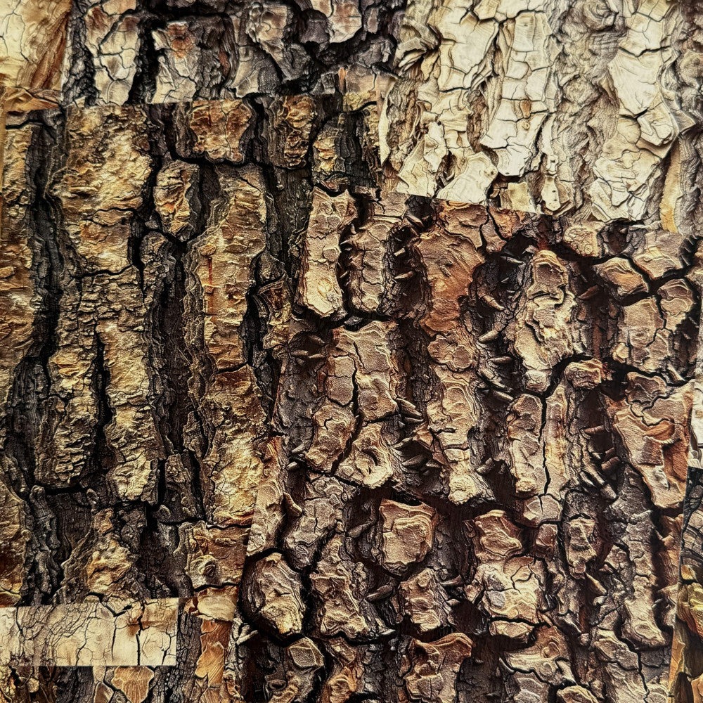 Junk Journal mottled vintage bark background paper 14cm 18 cm image 2