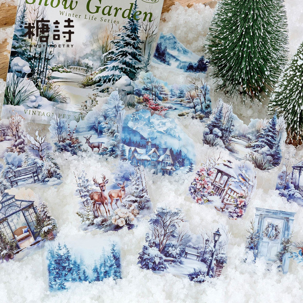 Winter Life Series PET Stickers 30 Sheets 6 Options image 3