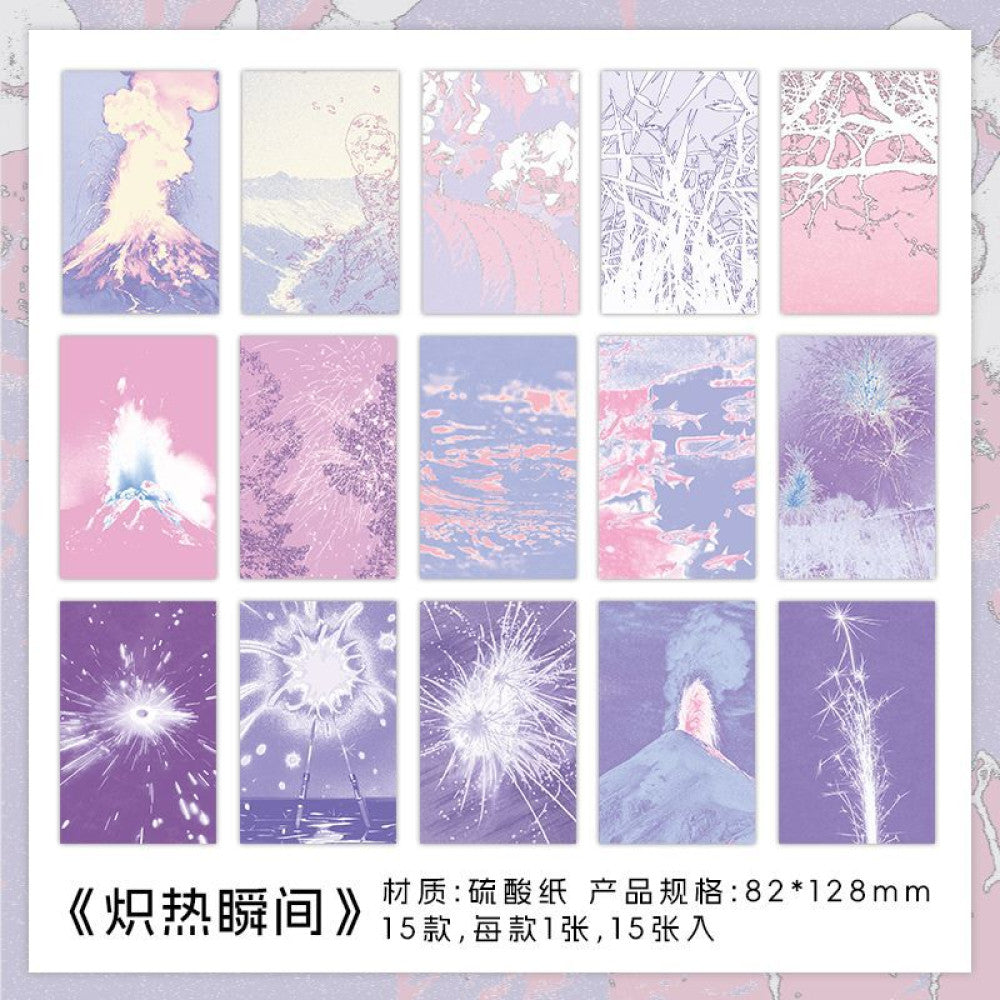 Memories Series Material Paper 15 Sheets