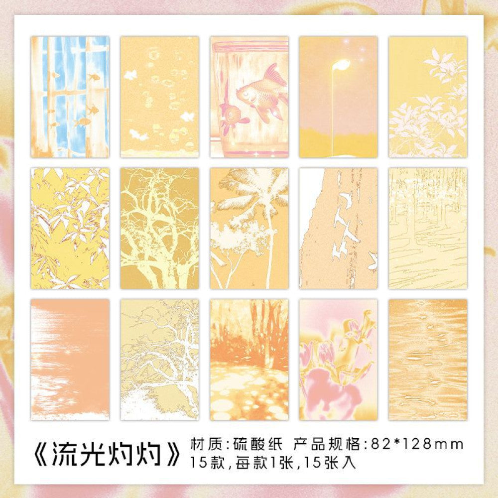 Memories Series Material Paper 15 Sheets