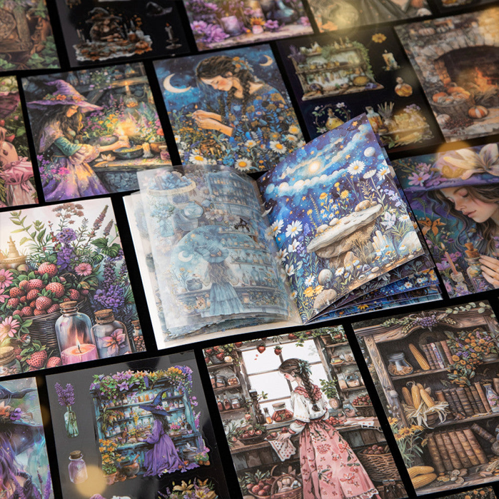 Magic Medicine Cabinet Series Dual Material Sticker Book 6 Types image 1