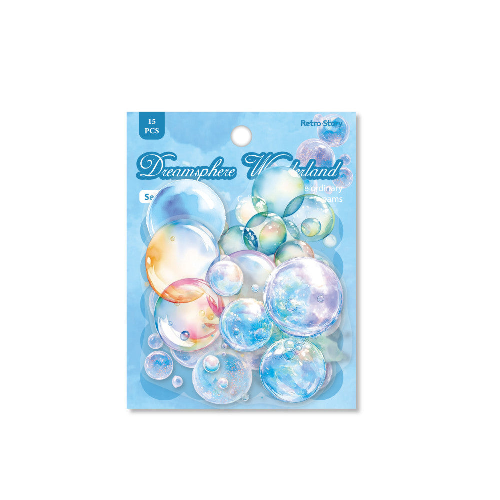Dream Bubble Wonderland Series PET Stickers 6 Types image 4