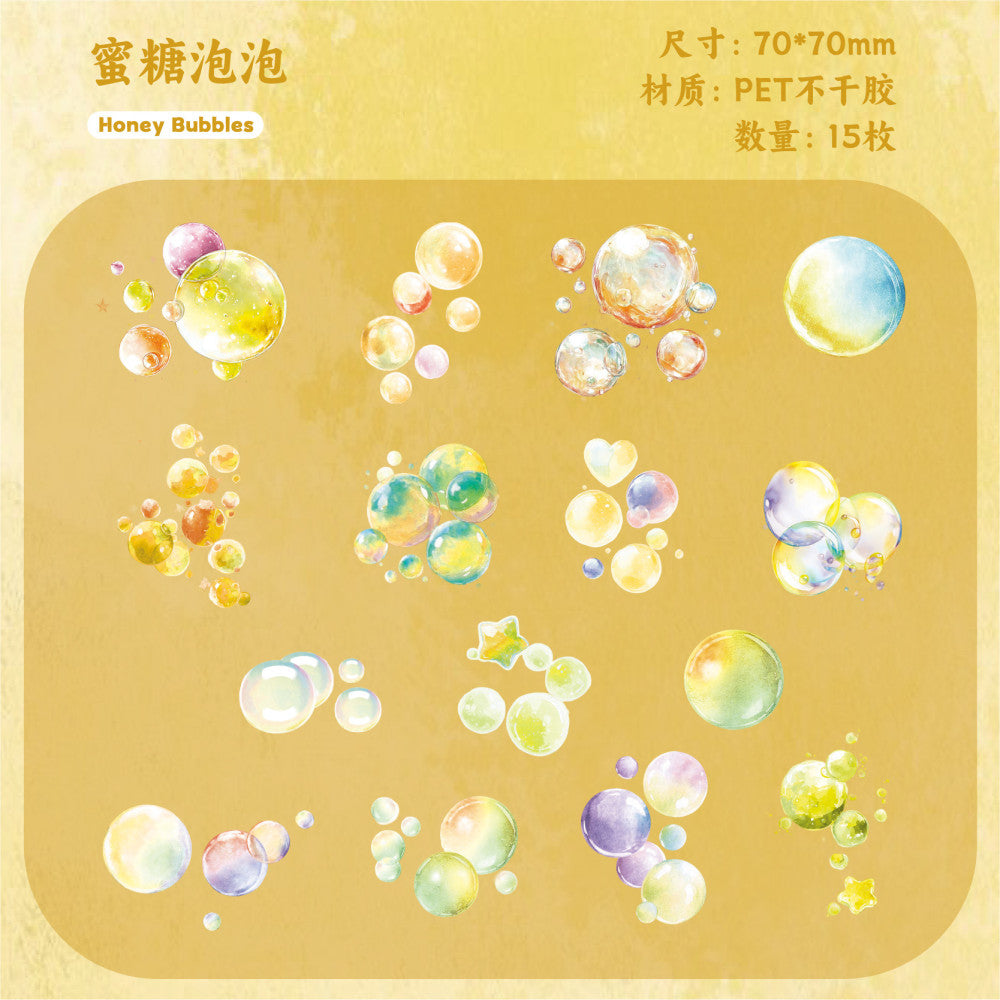 Dream Bubble Wonderland Series PET Stickers 6 Types image 10