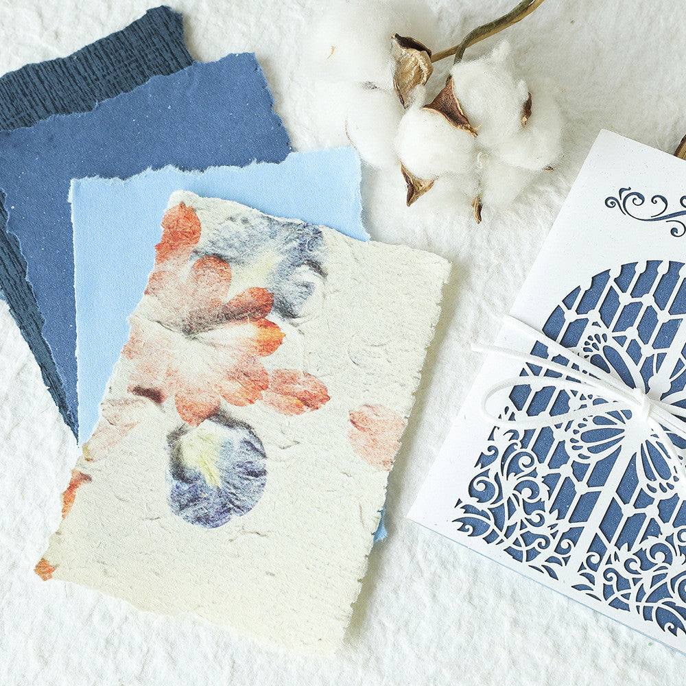 Flowing Years and Warmth Series Material Paper 6 types 32 Sheets