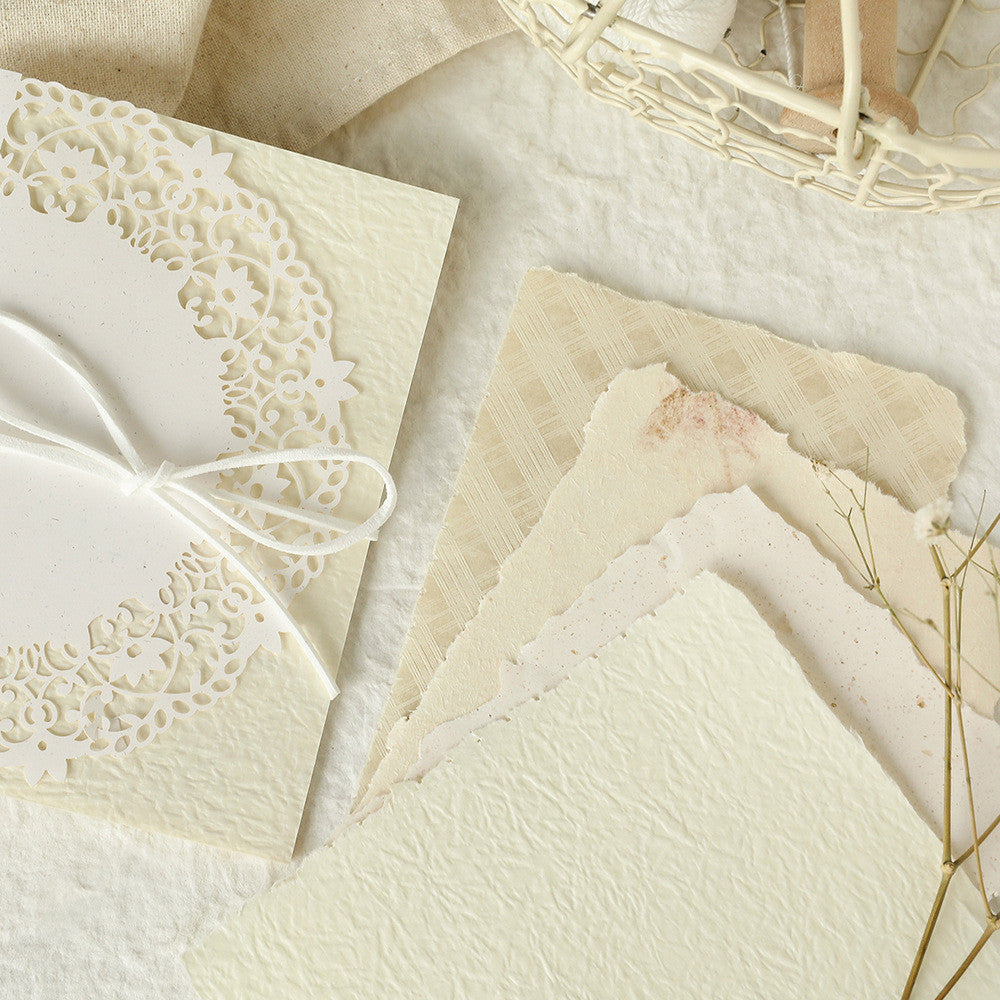 Flowing Years and Warmth Series Material Paper 6 types 32 Sheets