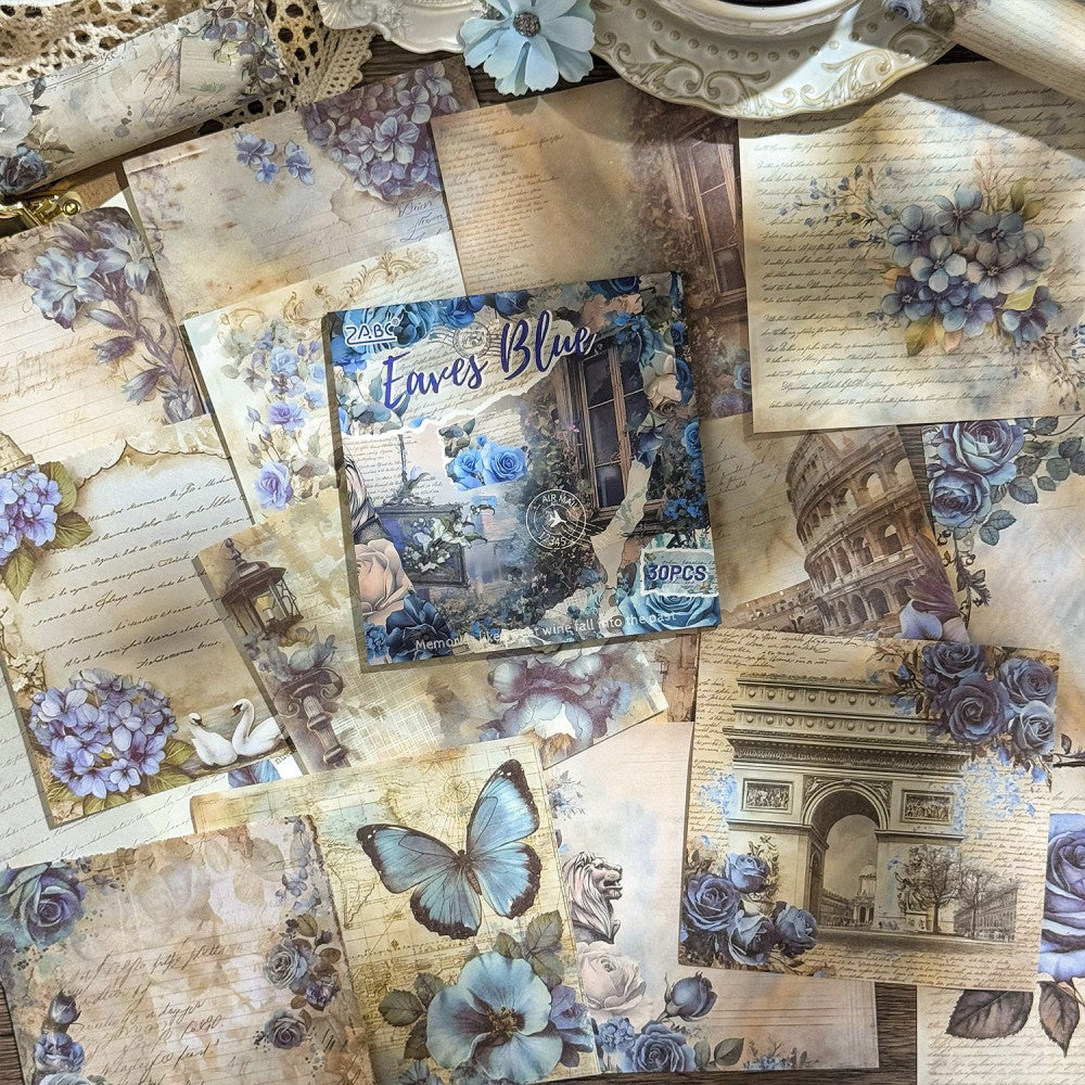 Hidden Spring Series Material Retro Background Pape 6 Types 30 Sheets image 3