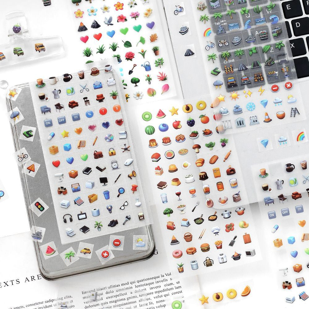 Small Collection Creative PET Stickers 4 Types image 1
