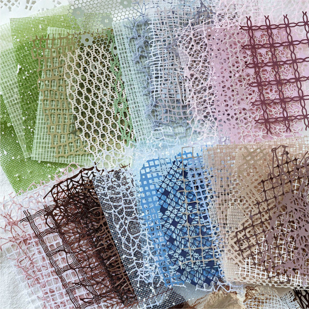 Retro handmade DIY background decoration base paper 6 Types 23 Sheets image 0