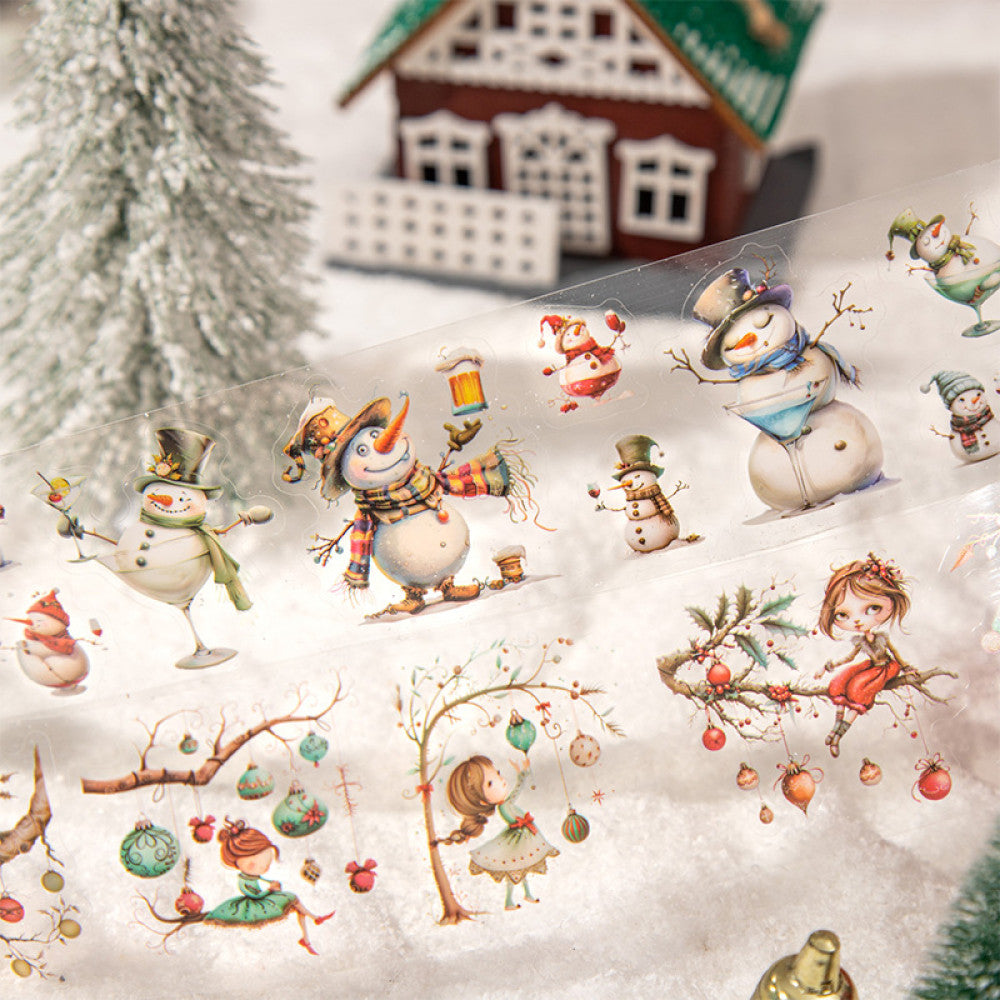 Christmas Theme Die Cut PET Tape 6 Types 5cm 2m image 0