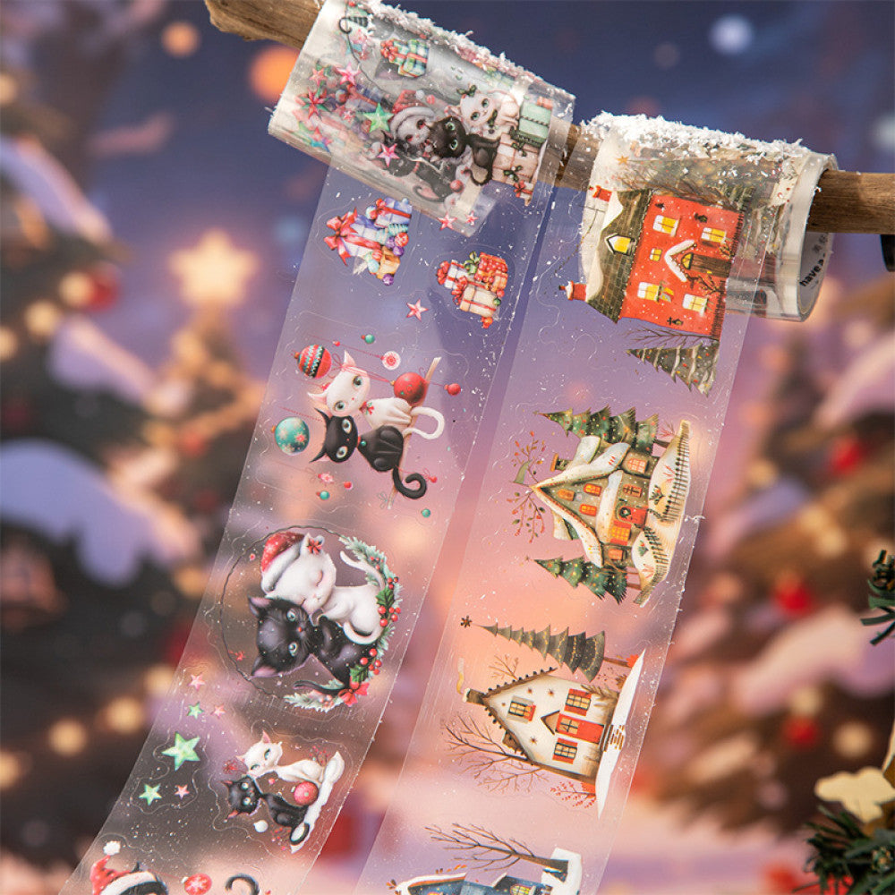 Christmas Theme Die Cut PET Tape 6 Types 5cm 2m image 2