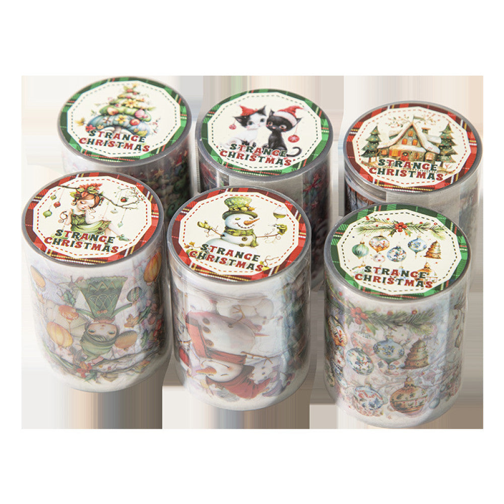 Christmas Theme Die Cut PET Tape 6 Types 5cm 2m image 4