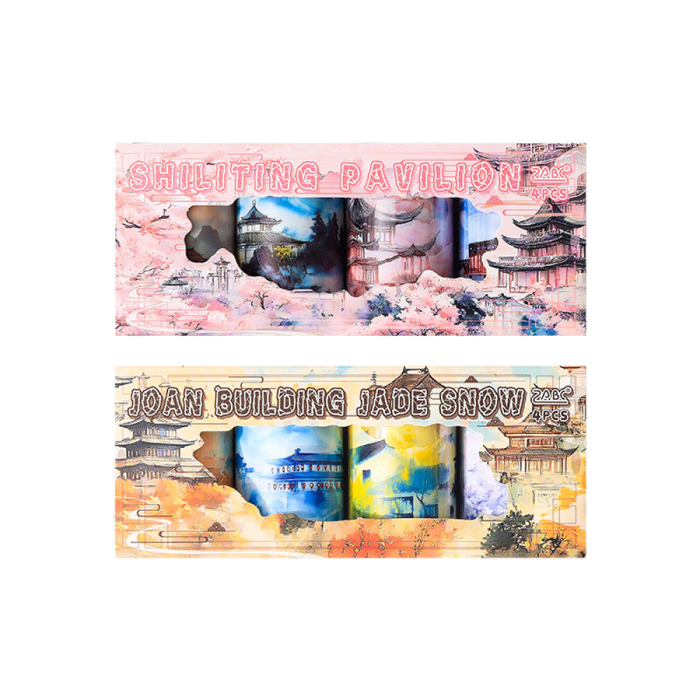 One City Misty Rain Series Tape Set 2 Types 4 Rolls image 5