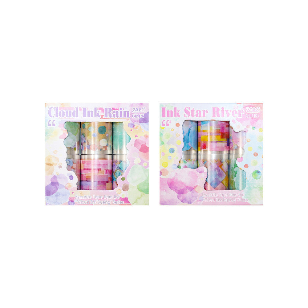 Cloud Ink Dye Series Tapes Set 2 Types 6 Rolls image 4