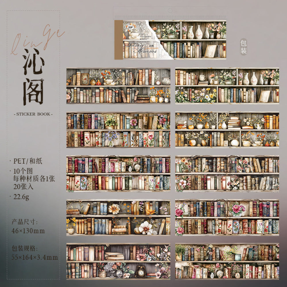 Book Collection Series Sticker book 6 Types