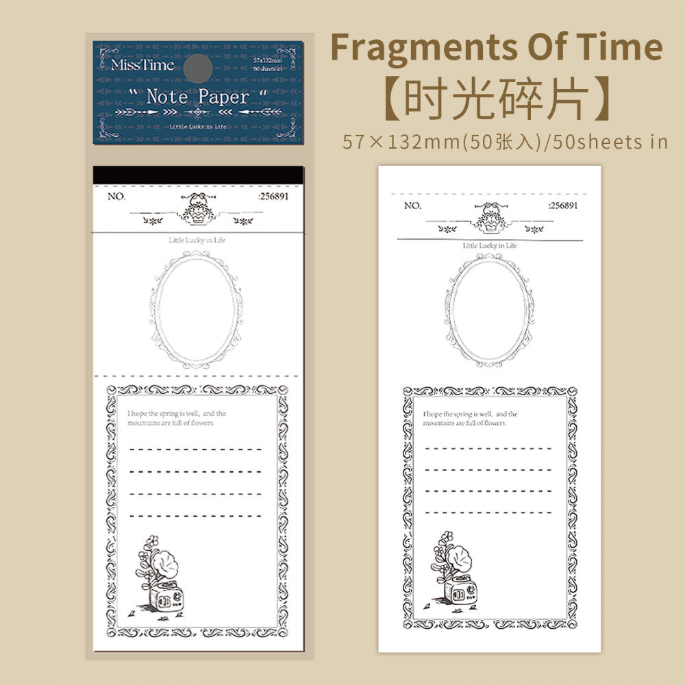 Retro Notes One Day One Night Series paper 50 Sheets 6 Options image 7