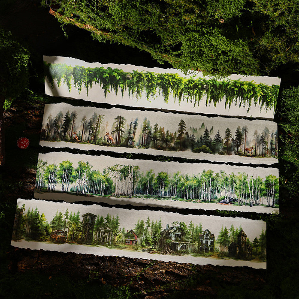 Landscaping tape Norwegian forest adventure PET Tape 4 Types 5cm 2m image 1