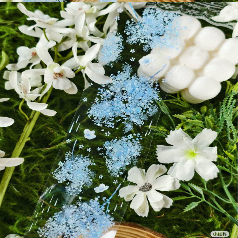 Blue rainy season PET tape 6cm 1m image 4