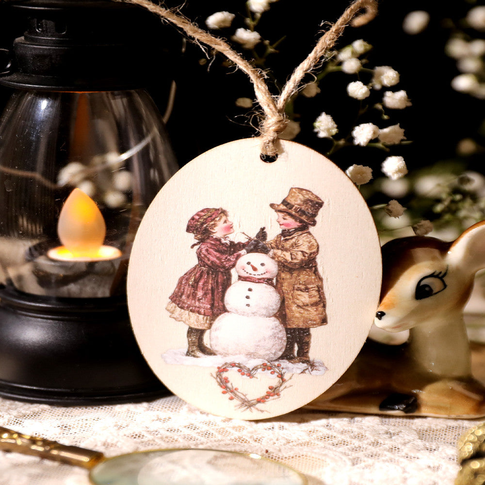 Happy Christmas Animal Handmade Booklet Rub on Stickers image 1
