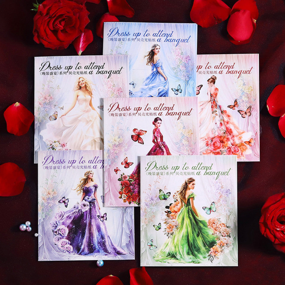 Evening Feast Series Fairy Character Theme PET Stickers image 3