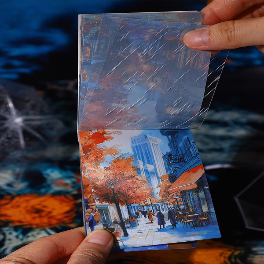 After the rain rainy landscape PET stickers 20 Pcs image 0