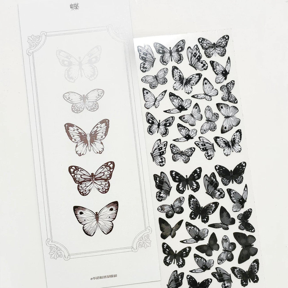 Star chasing Butterfly Paper stickers image 2