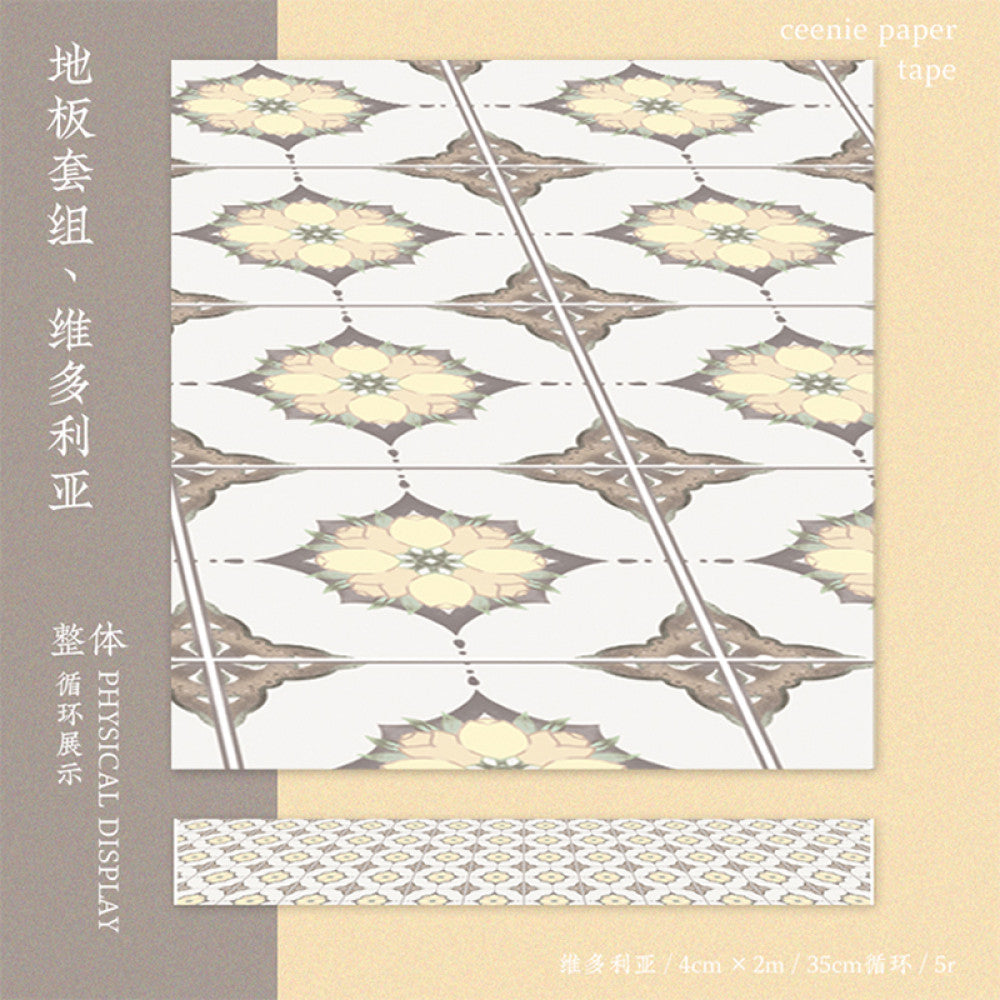 Collection of floor PET tapes 15 Types 4cm / 2m