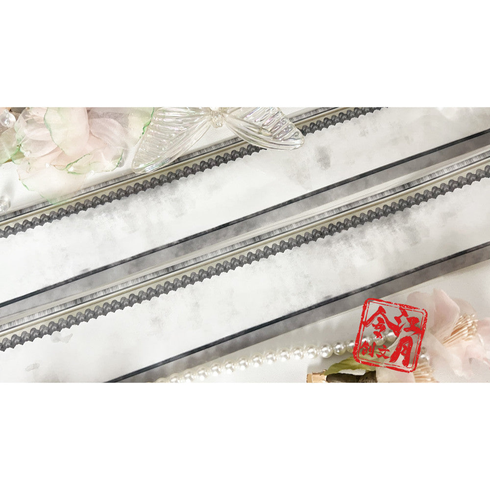 Ancient style of eaves wall PET Tape image 1