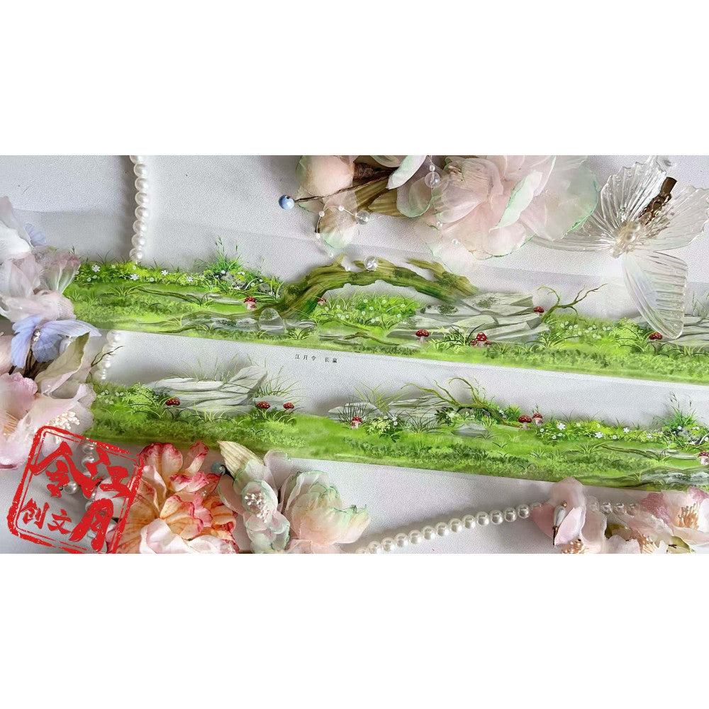 The wind on the grassland and water surface PET Tape 2 Types image 2