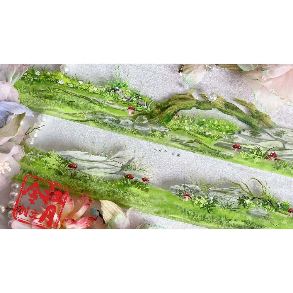 The wind on the grassland and water surface PET Tape 2 Types image 0