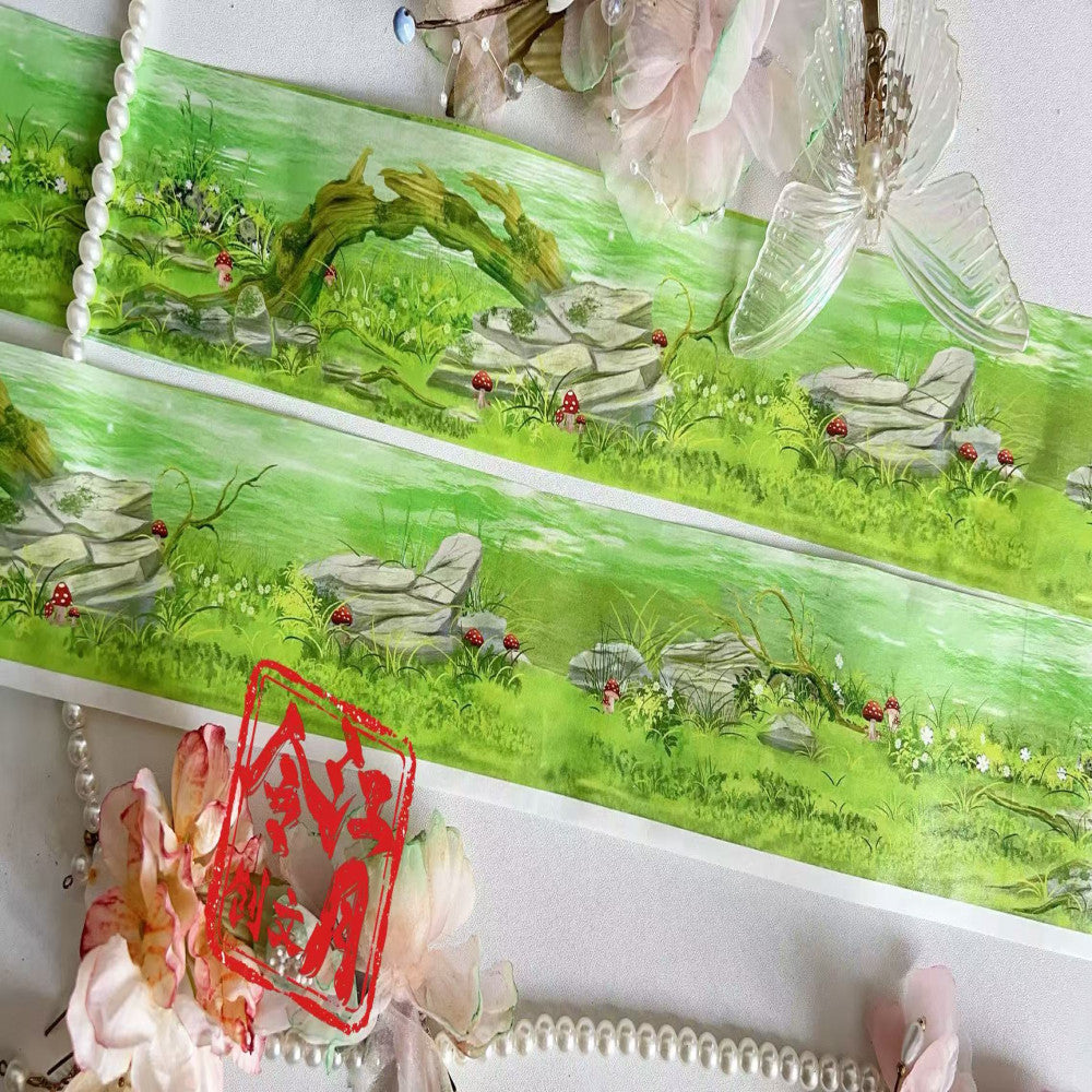 The wind on the grassland and water surface PET Tape 2 Types image 7