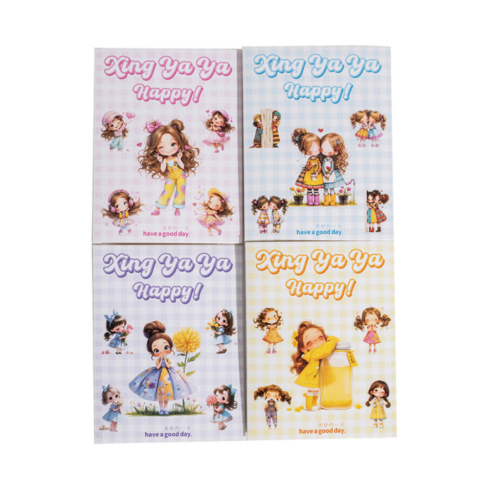Star Aya Series Character Theme Small Size PET Stickers 4 Styles 50 Pcs image 4