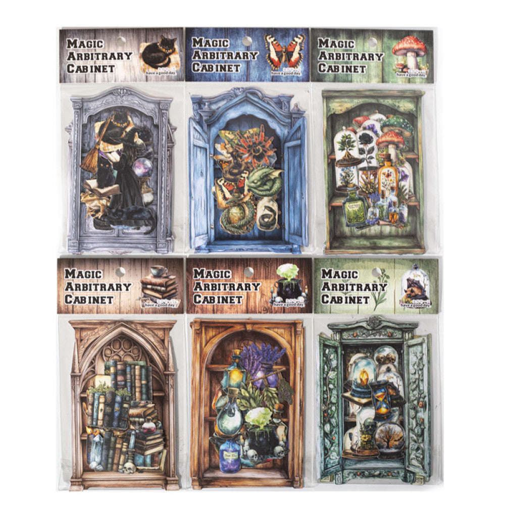 Magic Theme DIY Hard Card Any Magic Cabinet Series 6 Styles 25 Cards image 4