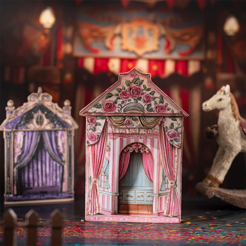 Dollhouse Series House Landscape Hard Card Sticke 6 Models 10 Pcs image 0