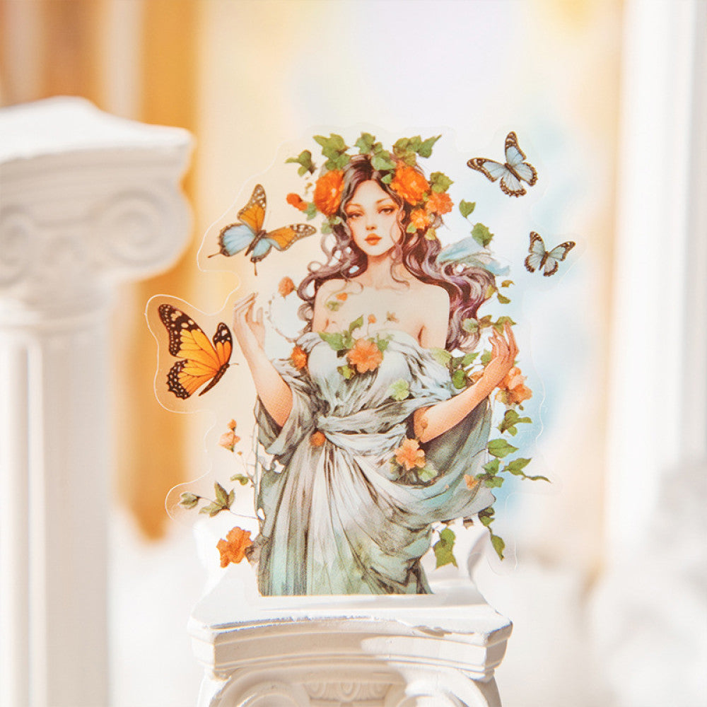 Mythology Theme Landscape Base PET Stickers 6 Styles 15 Pcs image 3