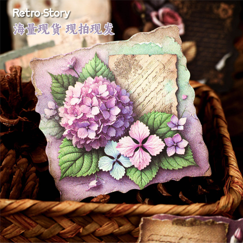 Retro Plant Writing Base Note Paper 20 Sheets image 3