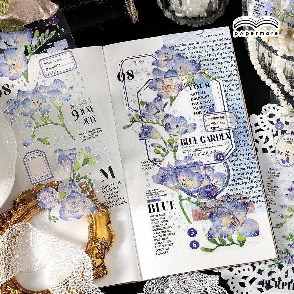 Flower Dream Series PET Stickers 4 Styles image 1