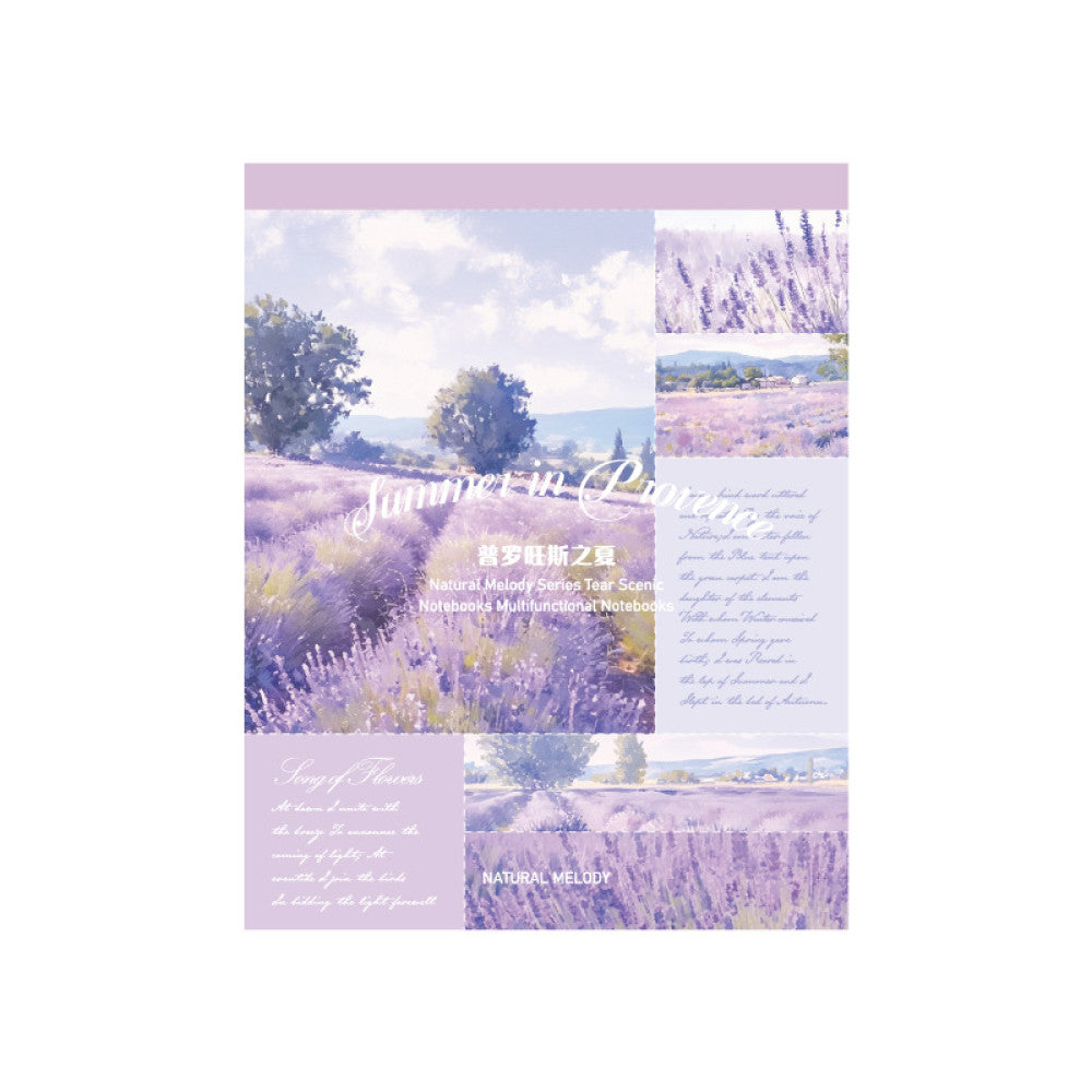 Tearable Notepads Natural Melody Series Material Paper 6 Options image 4