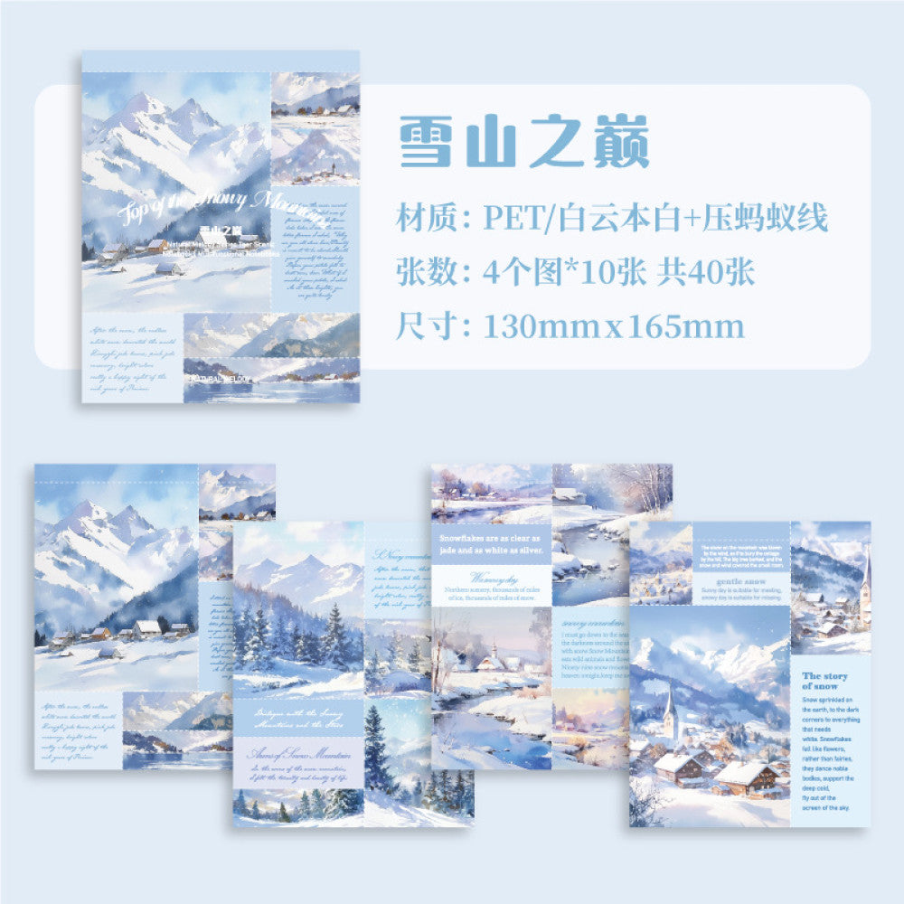 Tearable Notepads Natural Melody Series Material Paper 6 Options image 10