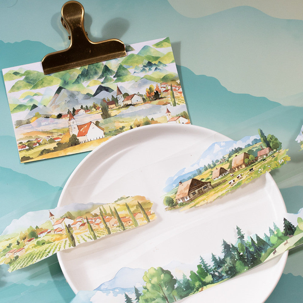 House four seasons PET tape 4 Types 6cm 2m image 4