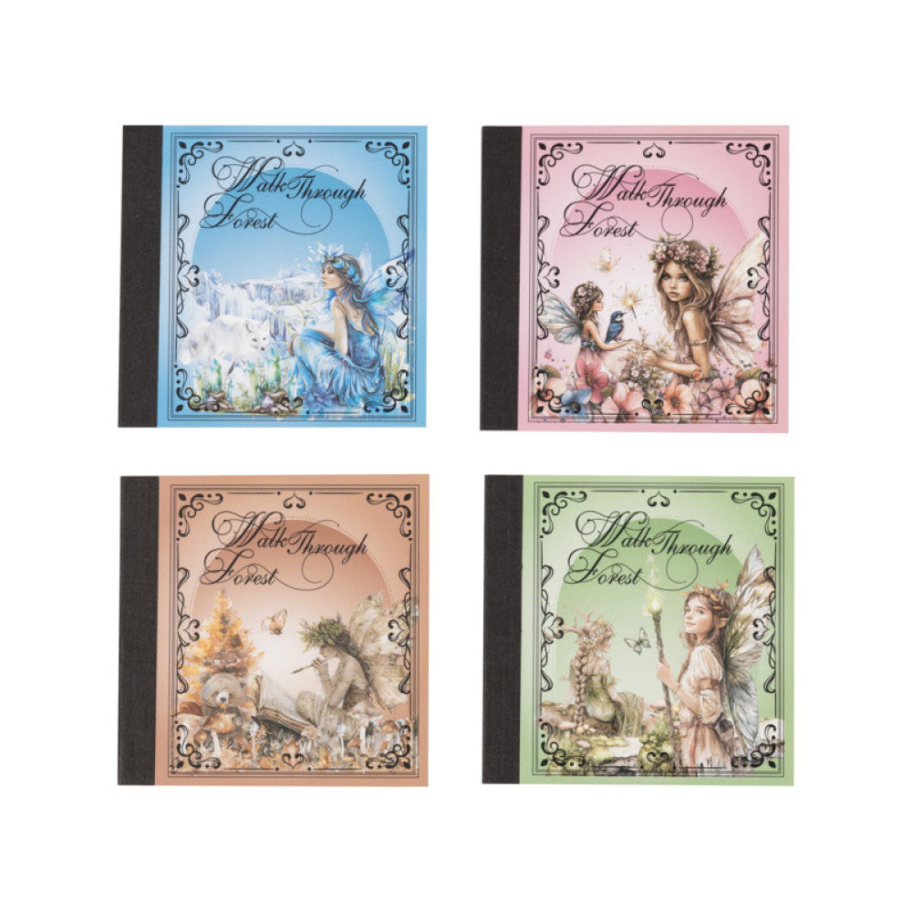 Travel Through the Forest Series Die cut Sticker Book 4 Types 20 Sheets image 5
