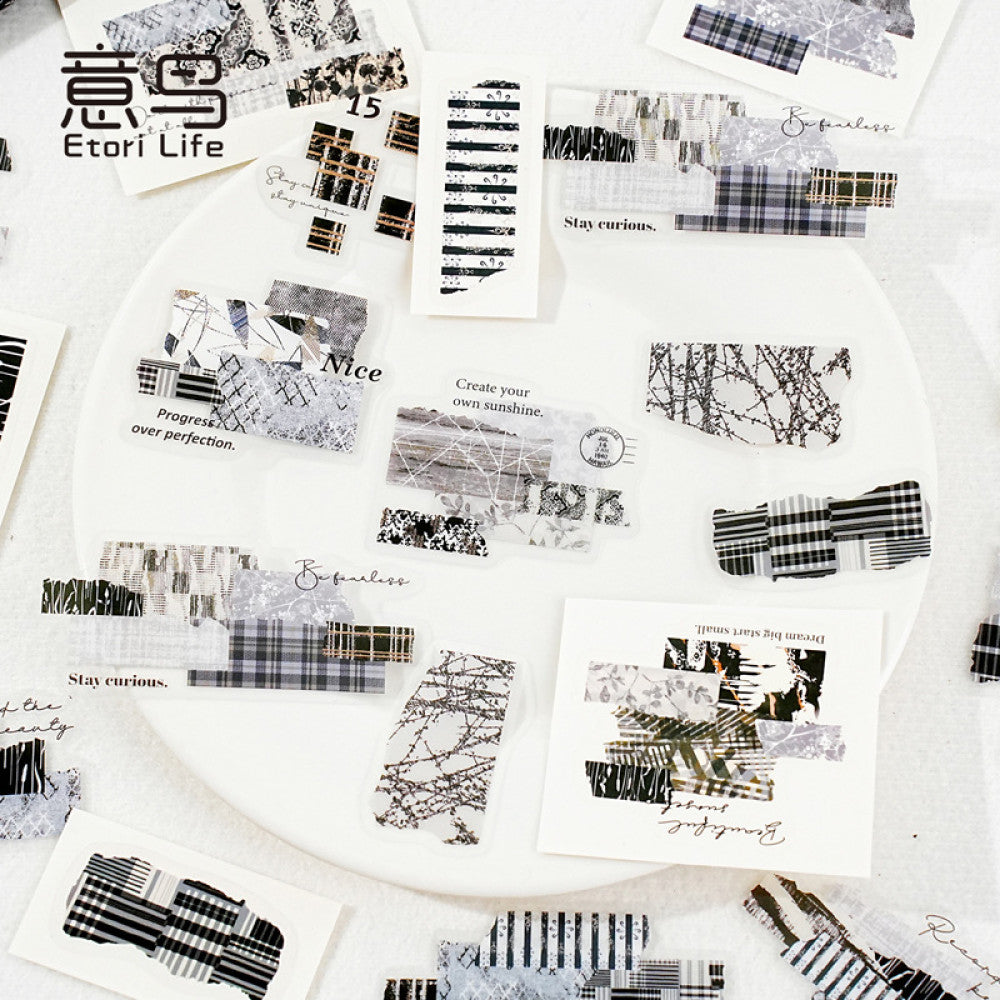 Fragmented Poetry SeriesPET Sticker Pack 6 Models 20 Pcs image 1