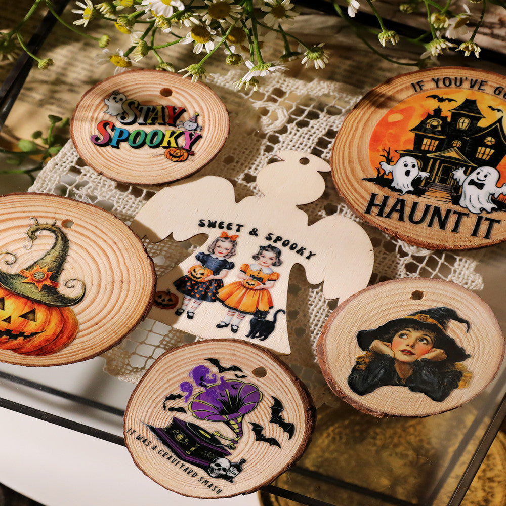 Rabbit Home Halloween Transfer Paper Retro Stickers image 5