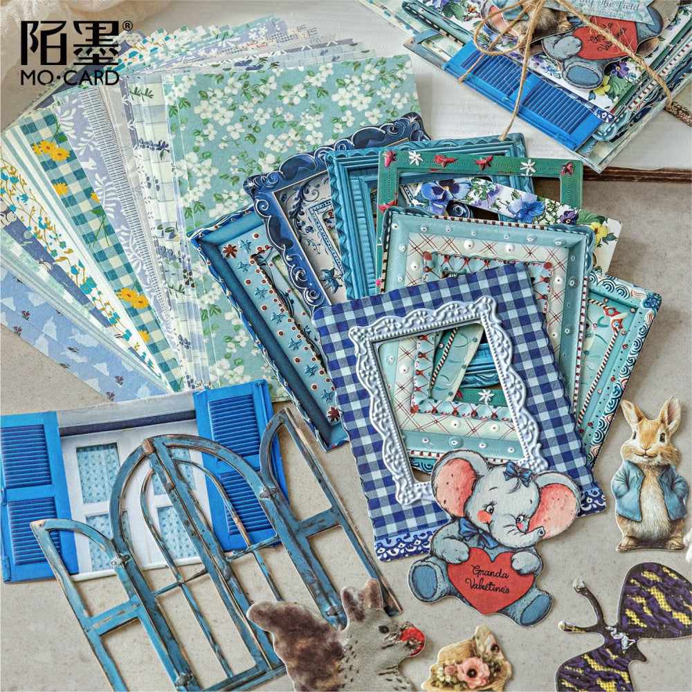 Mixed Material Letterpress Relief Paper Material Pack 4 Styles 45 Sheets image 3