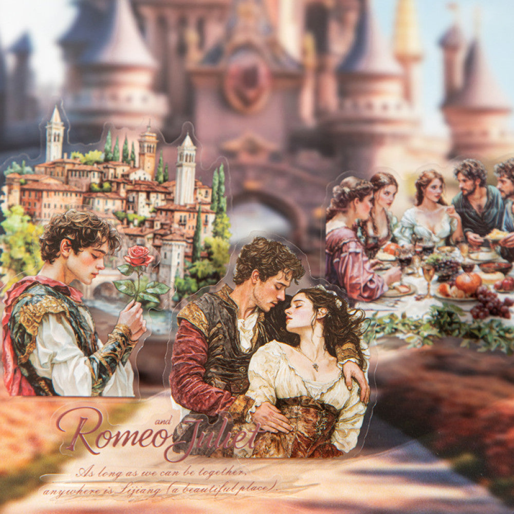 Classic Story Landscape Pet Stickers 20 Sheets 6 Types image 1