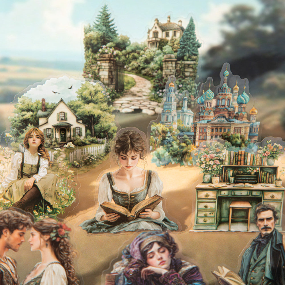 Classic Story Landscape Pet Stickers 20 Sheets 6 Types image 2