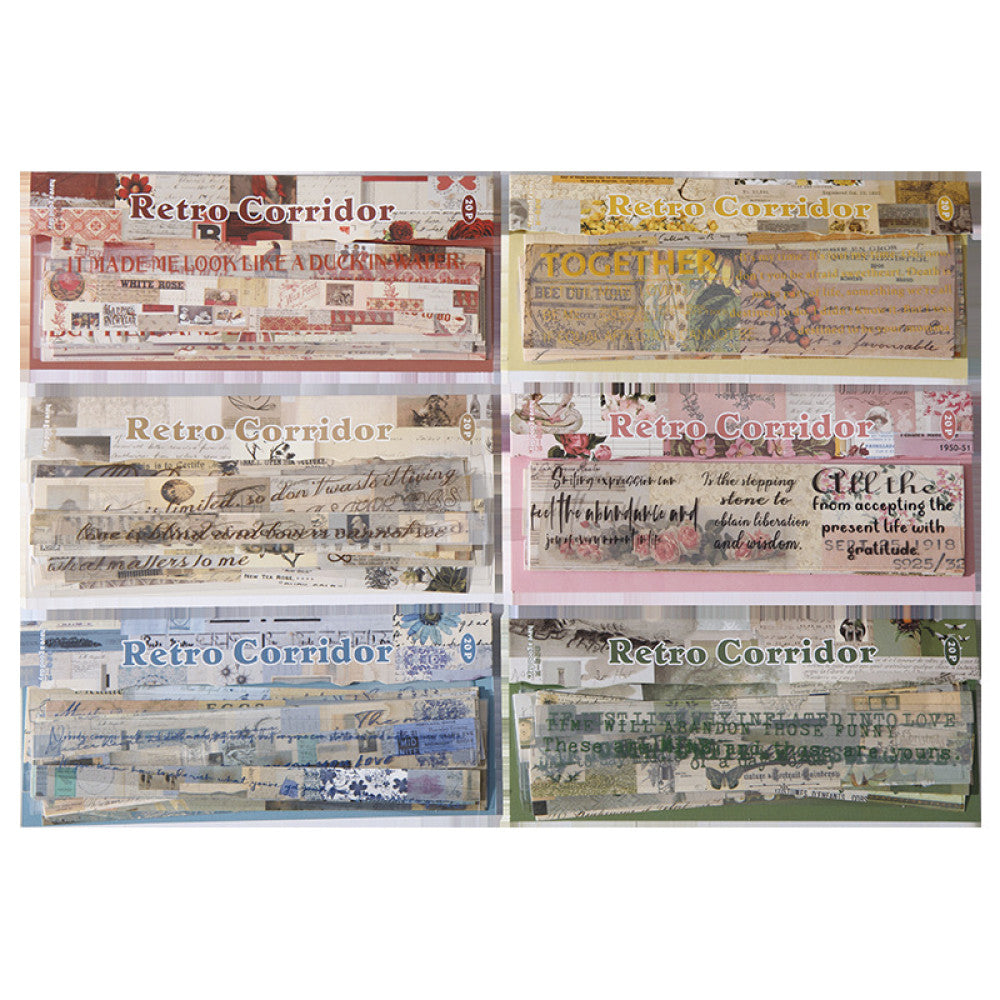 Beautiful Day Retro Corridor Series 6 DIY stickers for collage notebooks image 5