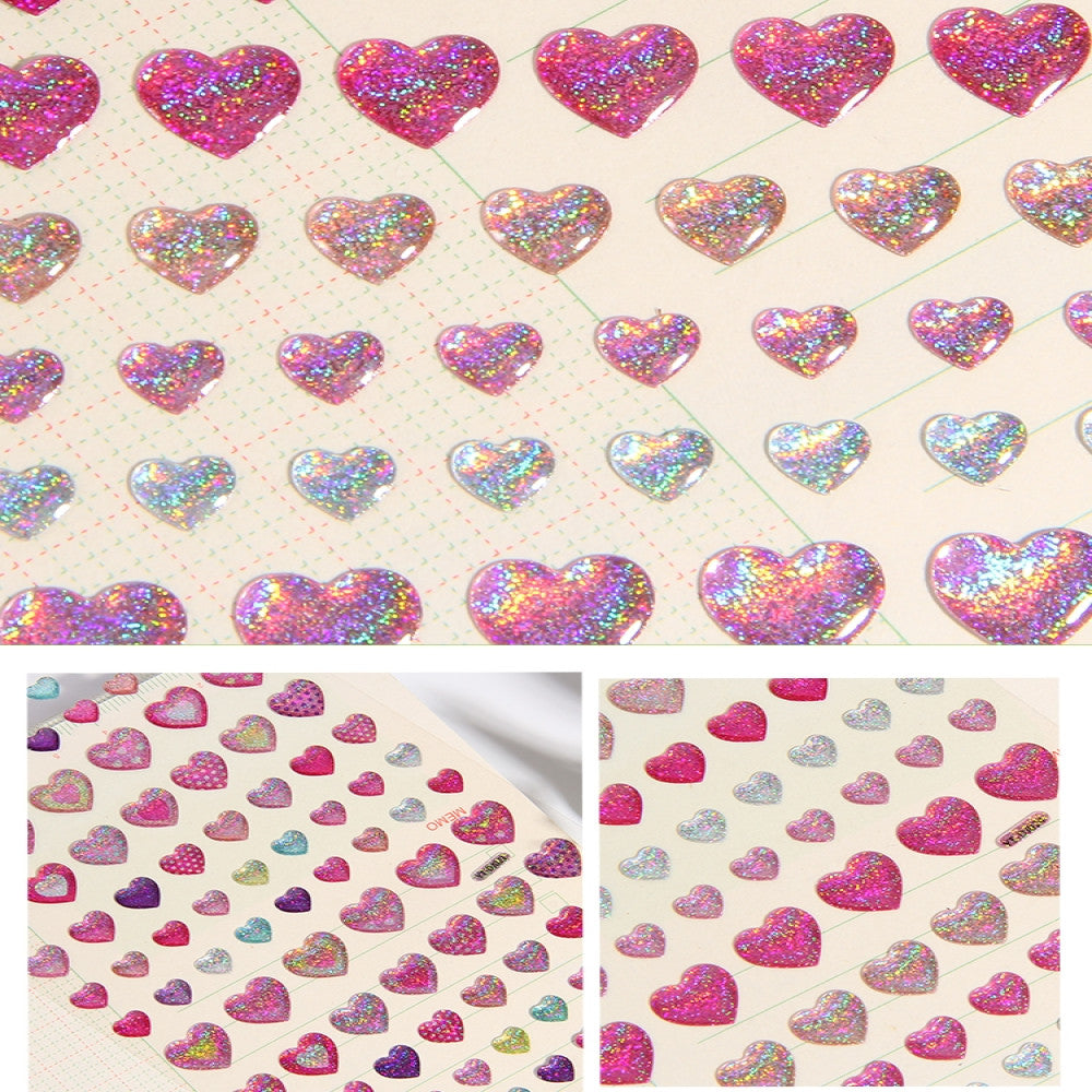 Love Crystal Sticker 3D Booklet Decoration 9 Styles image 0