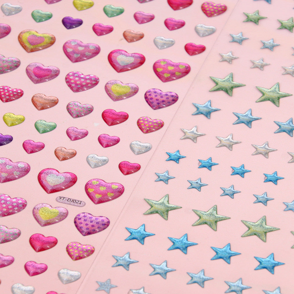Love Crystal Sticker 3D Booklet Decoration 9 Styles image 1
